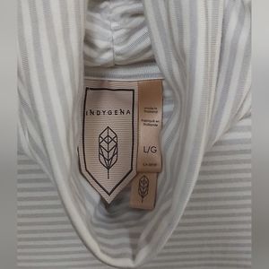 Indygena Riga striped turtleneck